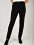Dámské kalhoty UOMO  19750 slim fit - černé L34 - Velikost: EU48