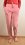 Pyžamové/domácí kalhoty růžové s hvězdičkami - Velikost EU: 46