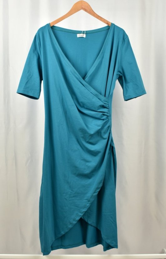 Šaty Justýna 21DH011NEFRIT - Velikost: L