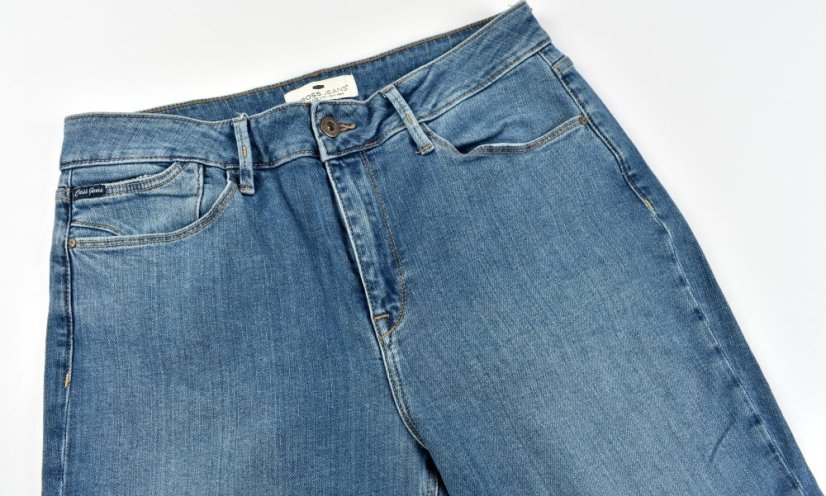ROSE High Waist Mid Blue L34 - Velikost: W32