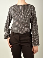 DAISY dámská halenka s dlouhými rukávy - hnědá