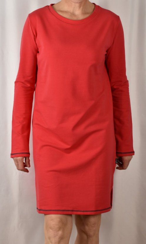 Noční košile ZUZANA - červená - Velikost: EU44