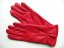 Dámské rukavice - prodloužené prsty, červené 2073RED - Velikost rukavic: 7