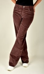MALIBU Sparrow CORDUROY - manšestrové hnědé L36