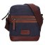 CROSS BODY dámská kombinovaná modrá a hnědá LA22409