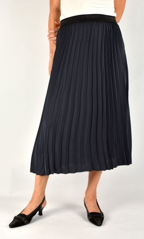 Plisovaná sukně INOSHA Essential Blue Grey - Velikost: EU40