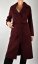 Dámský kabát MANISA - bordo - Velikost: EU40
