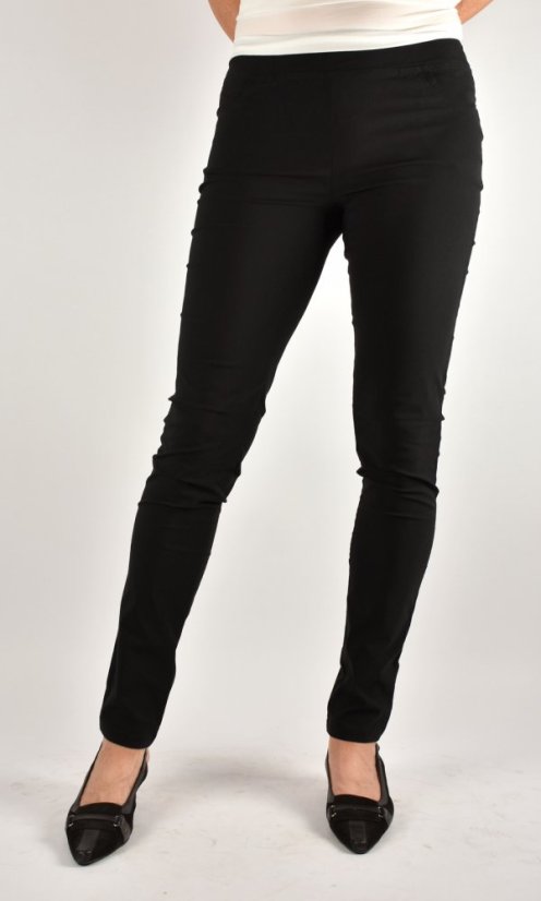 DITA 372 dámské prodloužené kalhoty bez zadních kapes - černé, lehké L34 - Velikost: 4XL