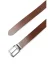 Pánský oboustranný kožený pásek 0446K-025 - hnědý/černý - Délka: 100