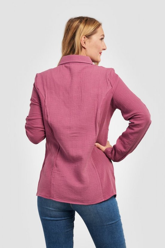 Vínová košile ALENA - Velikost: EU46