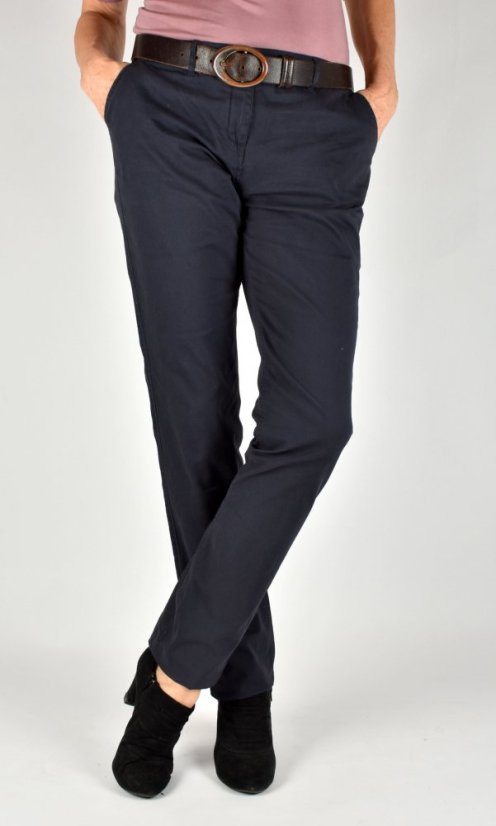 Dámské Chino kalhoty HOUSTON Slim Fit L36 - tmavě modré