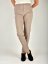Dámské kalhoty UOMO  19750 slim fit - světle béžové L34