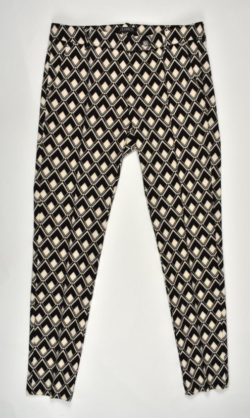 TWIGY kalhoty s geometrickým vzorem L34 - Velikost: EU42
