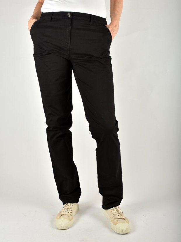 Dámské Chinos kalhoty LIBERTY Slim Fit L36 - černé