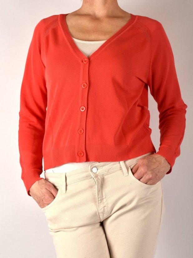 CORAL lehký svetřík s dlouhými rukávy