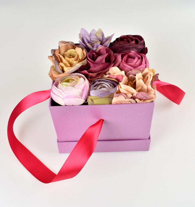 Květinová krabička "Pohoda v lila"