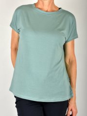 MAGDA  top s krátkým rukávem - mentolový