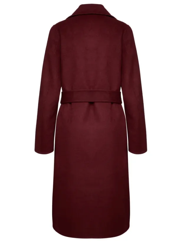 Dámský kabát MANISA - bordo - Velikost: EU40