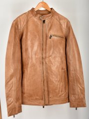 MARCO Whiskey Long pánská kožená bunda na zip