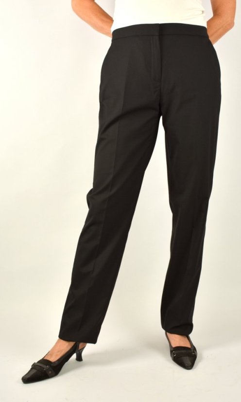 Dámské kalhoty REIMS Tailored Fit L36 - černé - Velikost: EU46