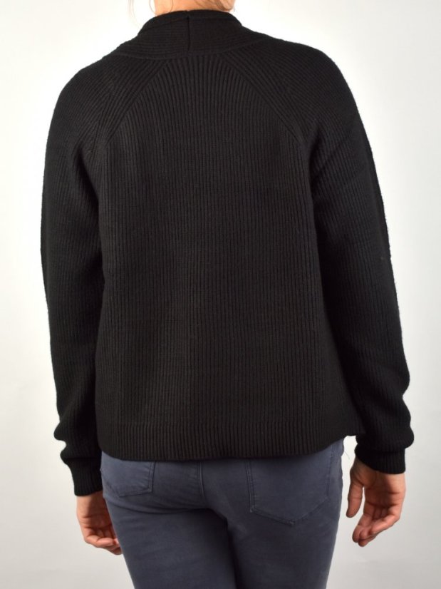 Krátký dámský kardigan PELIN Black - Velikost: EU52