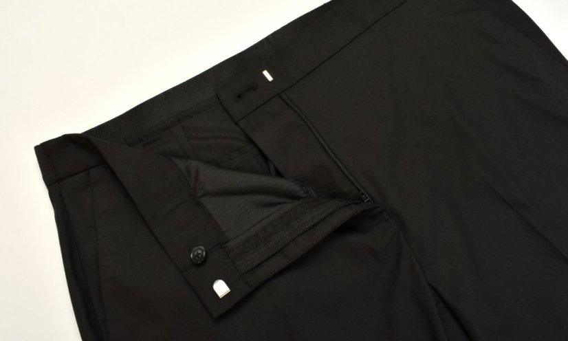 Dámské kalhoty REIMS Tailored Fit L36 - černé - Velikost: EU46