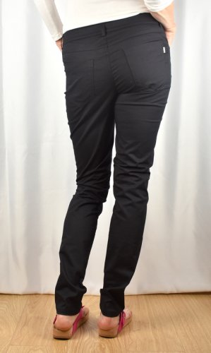 Lehké plátěné kalhoty D112261CEL36 - BLACK