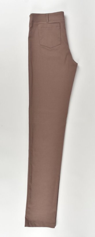 Prodloužené kalhoty dámské UOMO - světle hnědé