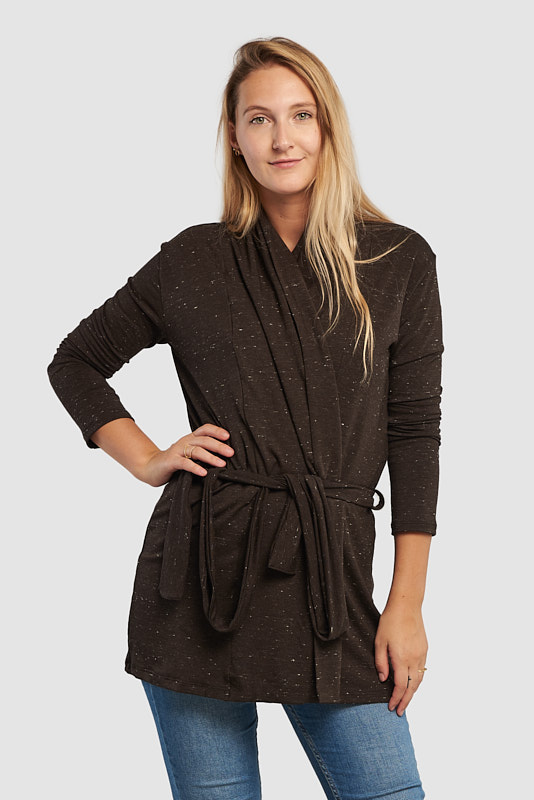 Cardigan IZOLA hnědý