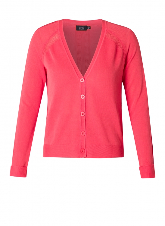 CORAL lehký svetřík s dlouhými rukávy - Velikost: EU44