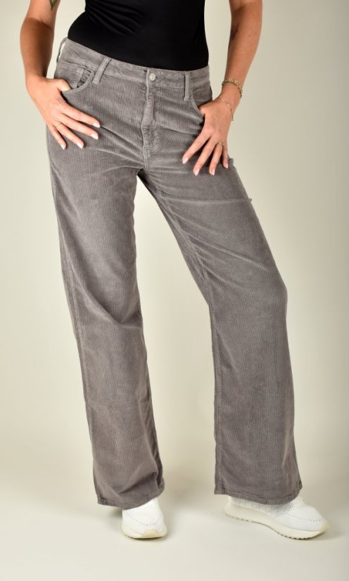 MALIBU Volcanic Glass CORDUROY - manšestrové šedé L34