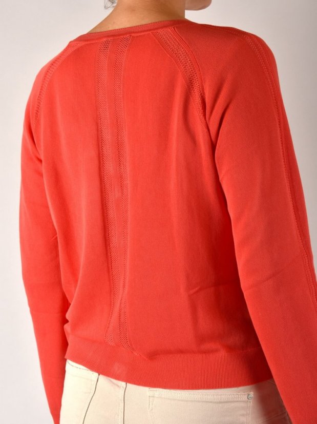 CORAL lehký svetřík s dlouhými rukávy - Velikost: EU44