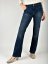 BELLA  Mid -Rise Dark Indigo Str L36 - Velikost: W31