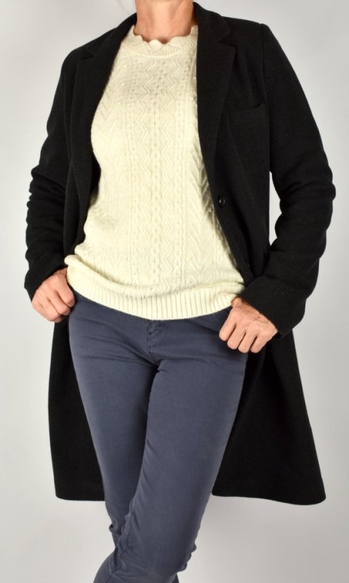 Zimní kabát HANNAH antracit - Velikost: EU46