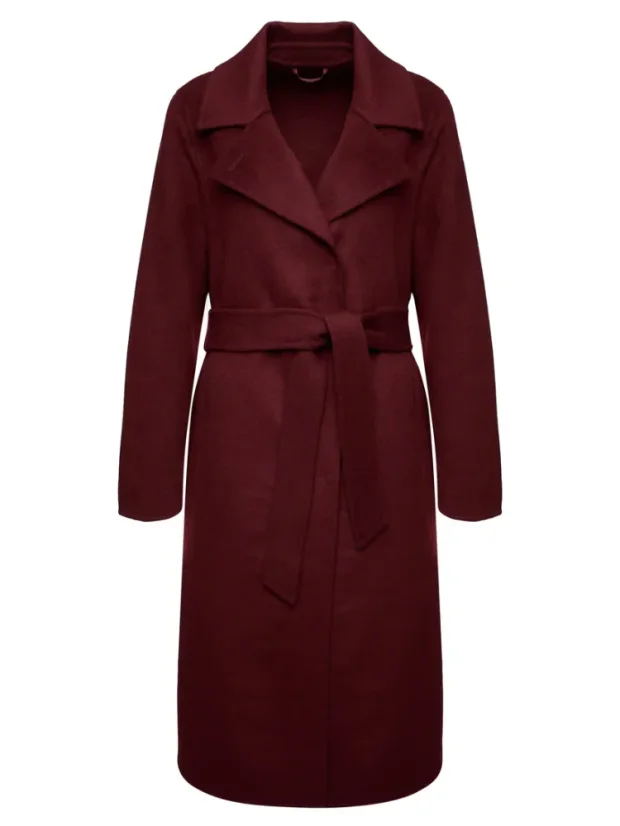 Dámský kabát MANISA - bordo - Velikost: EU40
