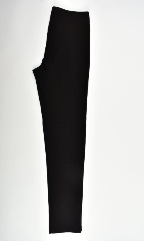 Dámské kalhoty UOMO  19750 slim fit - černé L34 - Velikost: EU44