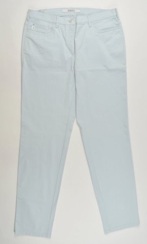 GRETA lehké plátěné kalhoty - světle modré L34