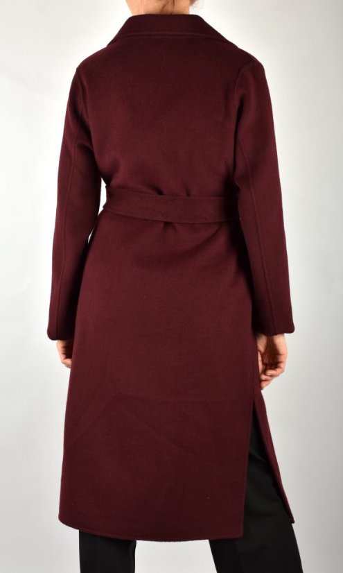 Dámský kabát MANISA - bordo - Velikost: EU40