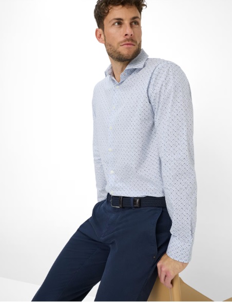 Pánské kalhoty FABIO  - tmavě modré L36 - Velikost: W33