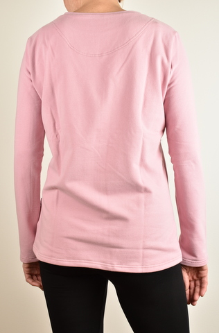 Pyžamové/domácí  růžové triko s dlouhým rukávem - Velikost EU: 44