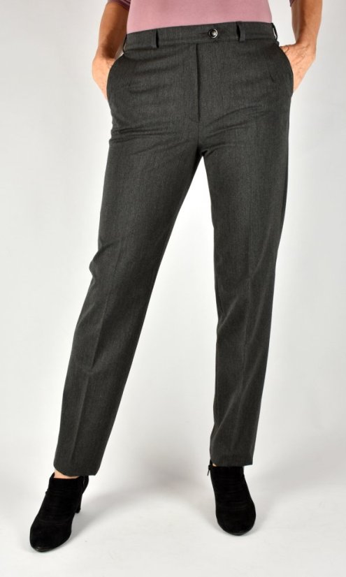 Kalhoty  ANIKA Tailoring - šedé L34 - Velikost: EU38