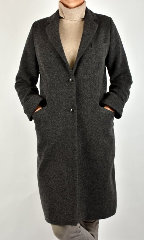 Zimní kabát HANNAH šedý - Velikost: EU46