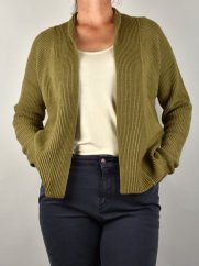 Krátký dámský kardigan PELIN Army