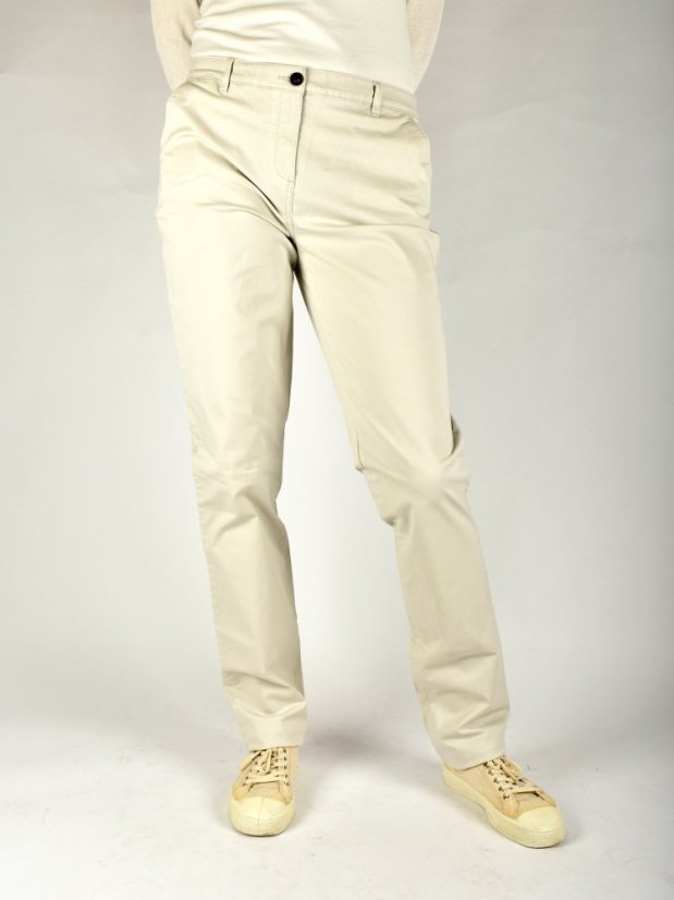 Dámské Chinos kalhoty LIBERTY Slim Fit L36 - světle béžové