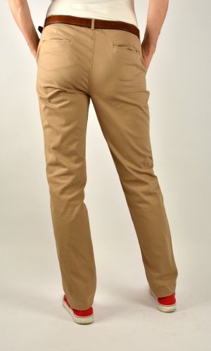 Dámské Chino kalhoty HOUSTON Slim Fit L36 - béžové