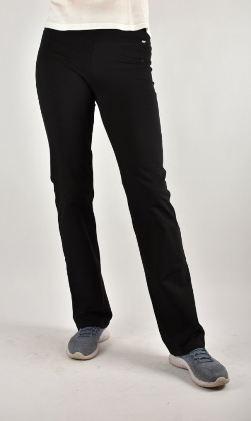 Dámské prodloužené legíny/kalhoty DONA - černé L34 - Velikost: M