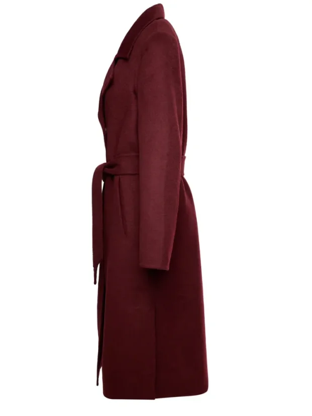 Dámský kabát MANISA - bordo - Velikost: EU40