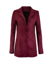 Dámské sako sportovního střihu - bordové