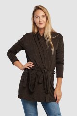 Cardigan IZOLA hnědý