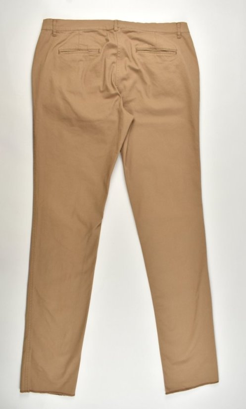 Dámské Chino kalhoty HOUSTON Slim Fit L36 - béžové - Velikost: EU52